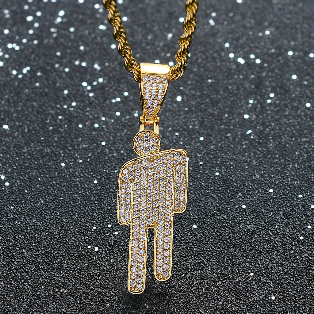 Hip Hop Necklace Stainless Ste - Street Fashion Couple のレビューと価格