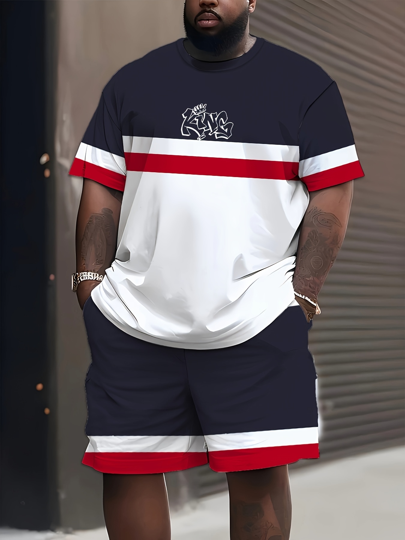 New Plus Size Men's T-shirt An - Street Fashion News のレビューと価格