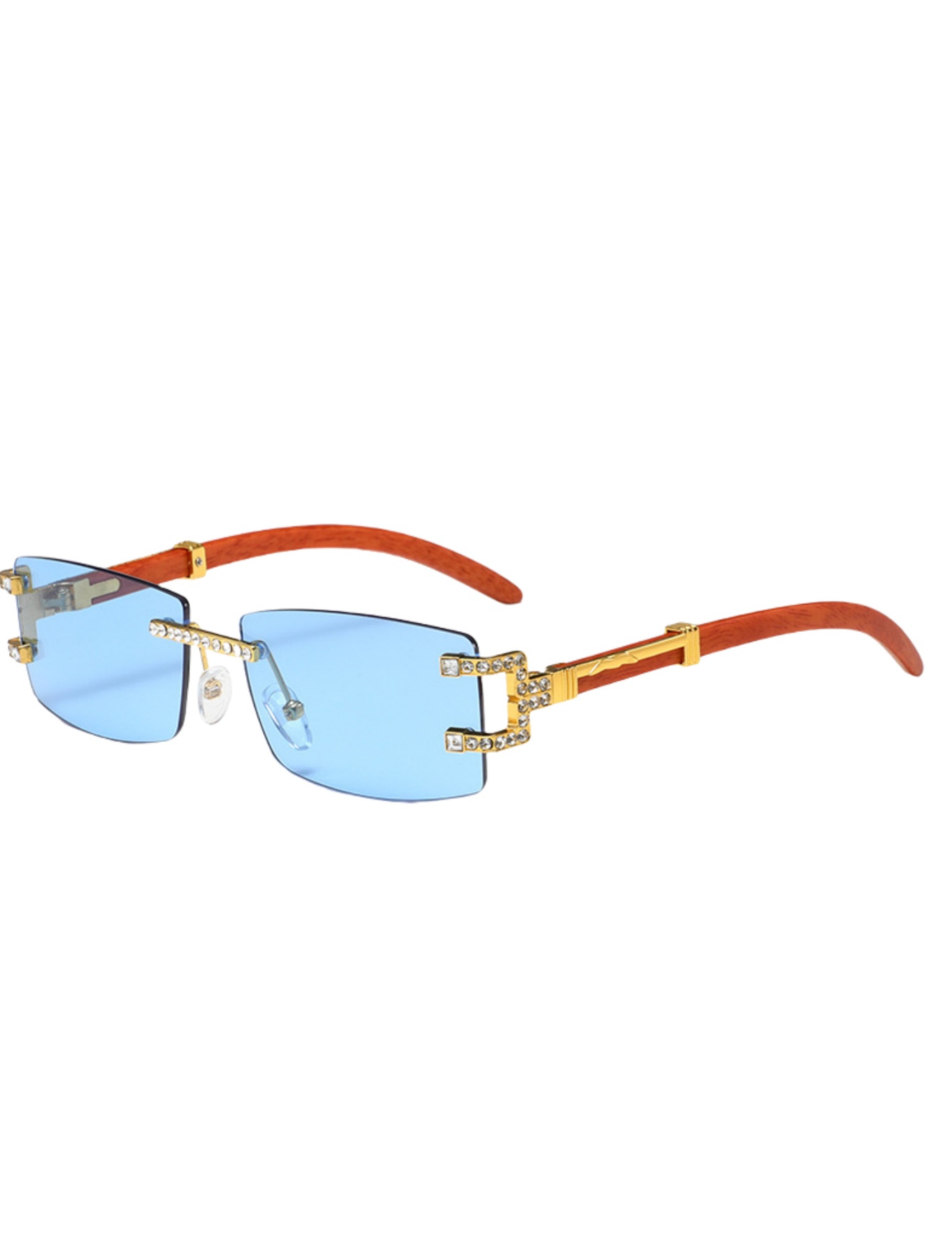 Wood leg retro fashion sunglas - Street Fashion Shoot のレビューと価格