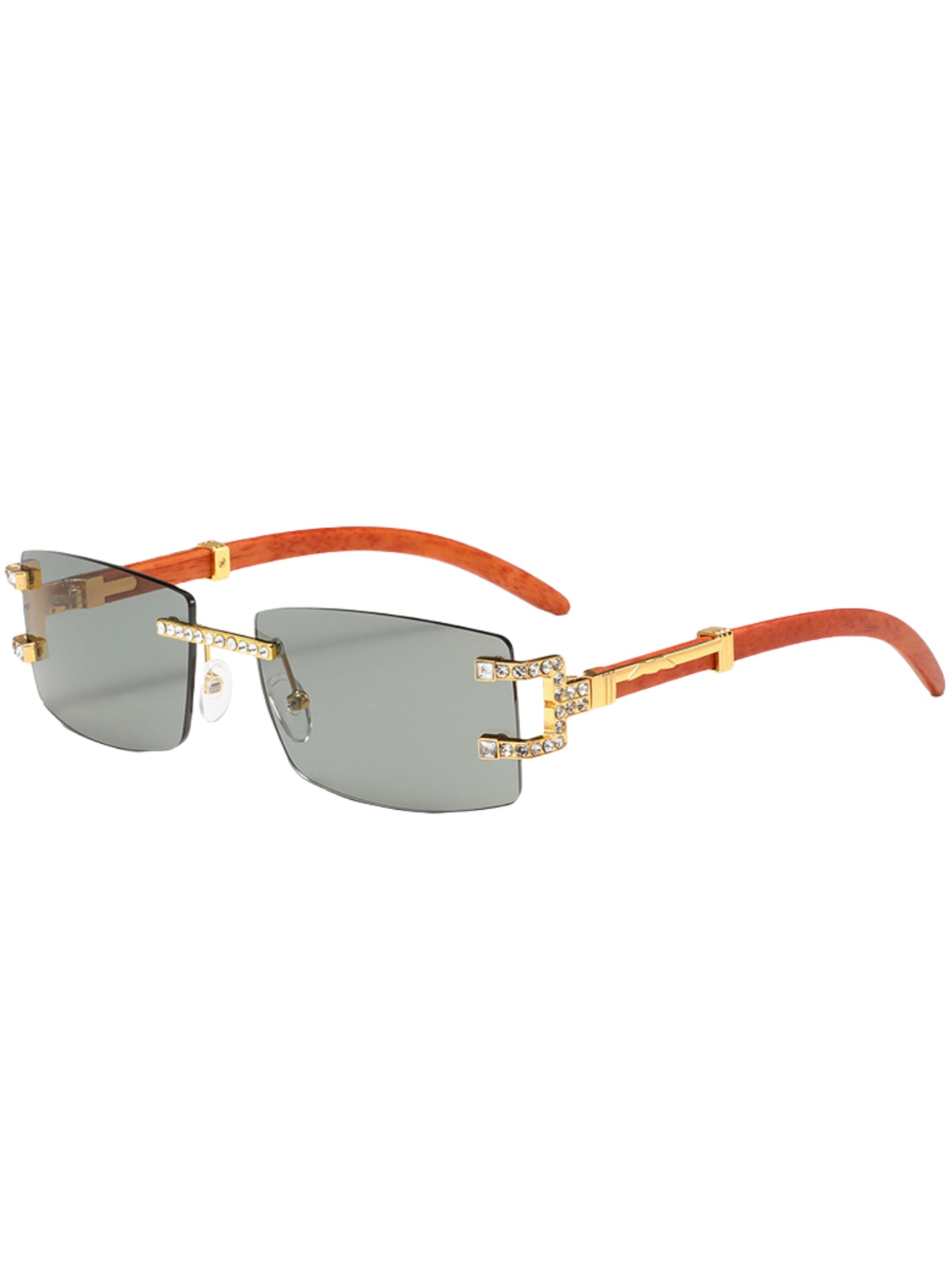 Wood leg retro fashion sunglas - Street Fashion Shoot のレビューと価格