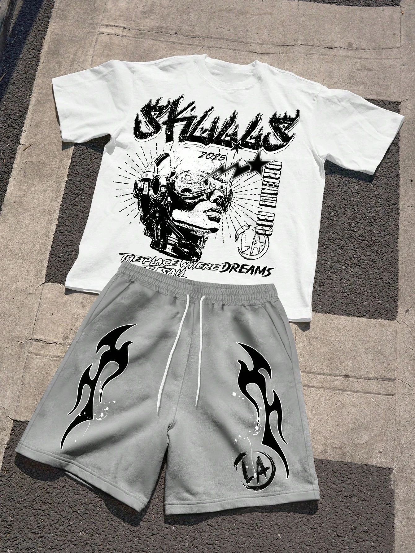2026 Summer New Men's Short-Sl - Street Fashion China のレビューと価格