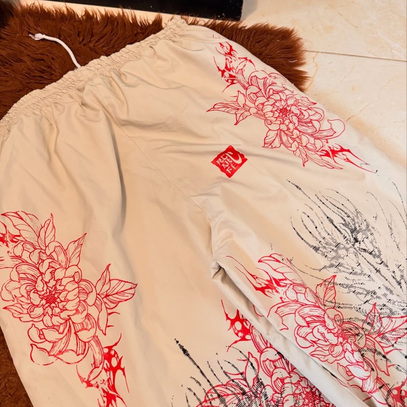 Harajuku Red Spider Lily Print - Street Fashion In Japanese のレビューと価格