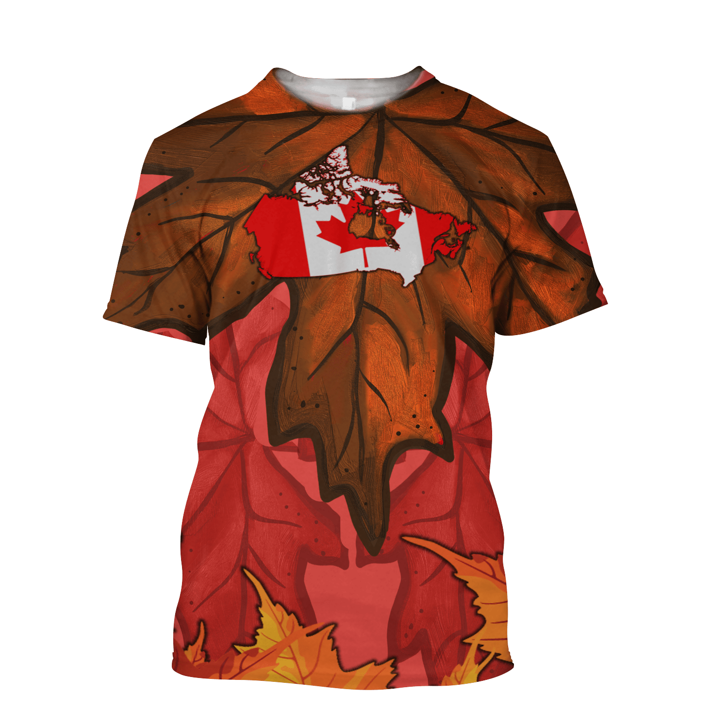Canada Flag Graphic 3D Print M - Street Fashion Canada のレビューと価格