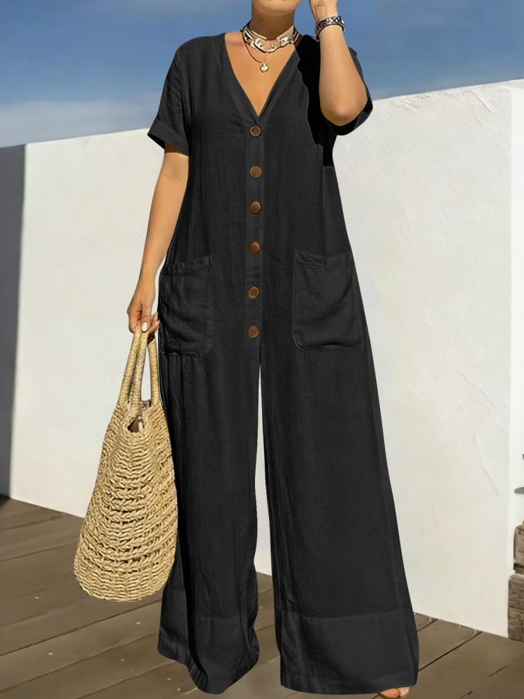 Plus Size Women Clothes Jumpsu - Street Fashion News のレビューと価格