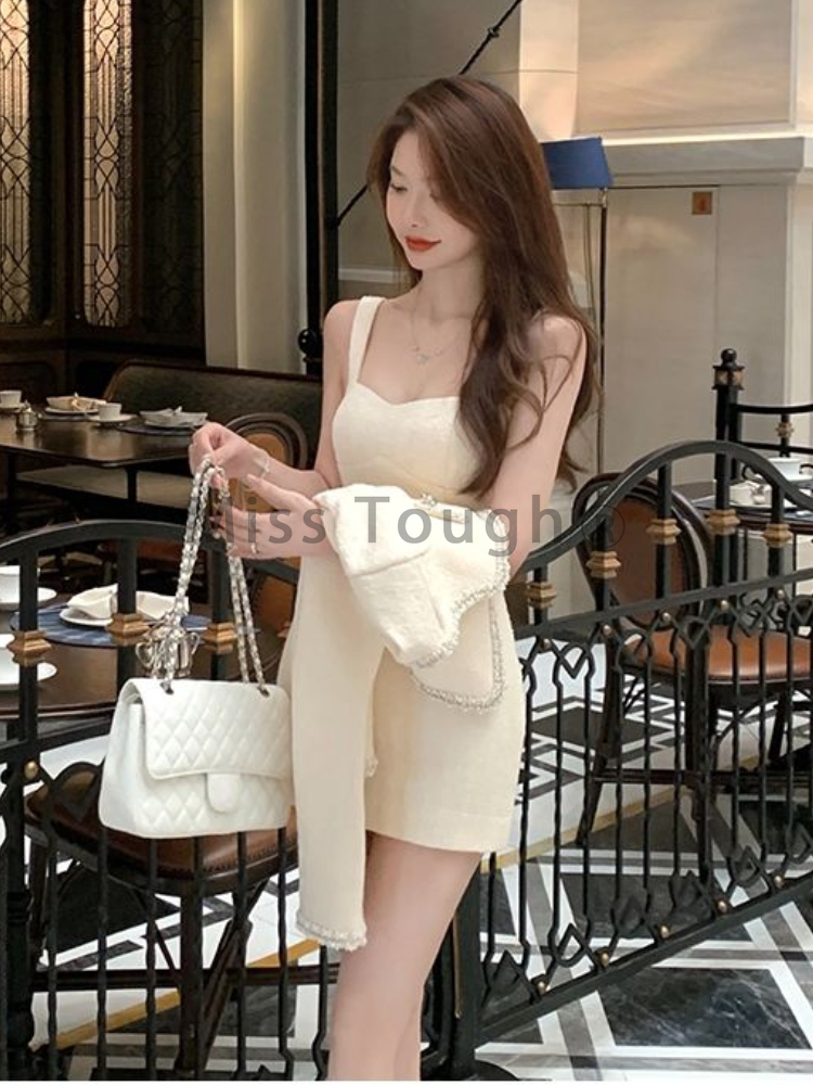 Frence Elegant Two Piece Set W - Street Fashion Korean のレビューと価格