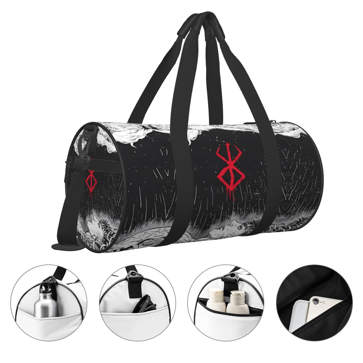 Japan Anime Bereserk Gym Bag F - Street Fashion Couple のレビューと価格