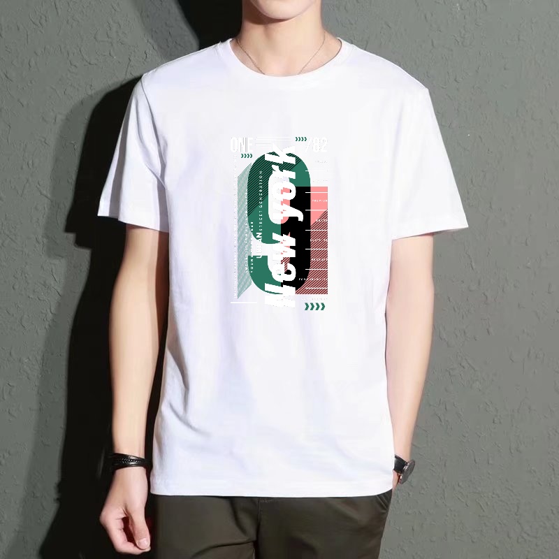 Men's Black Round-Neck Short-S - Street Fashion New York のレビューと価格
