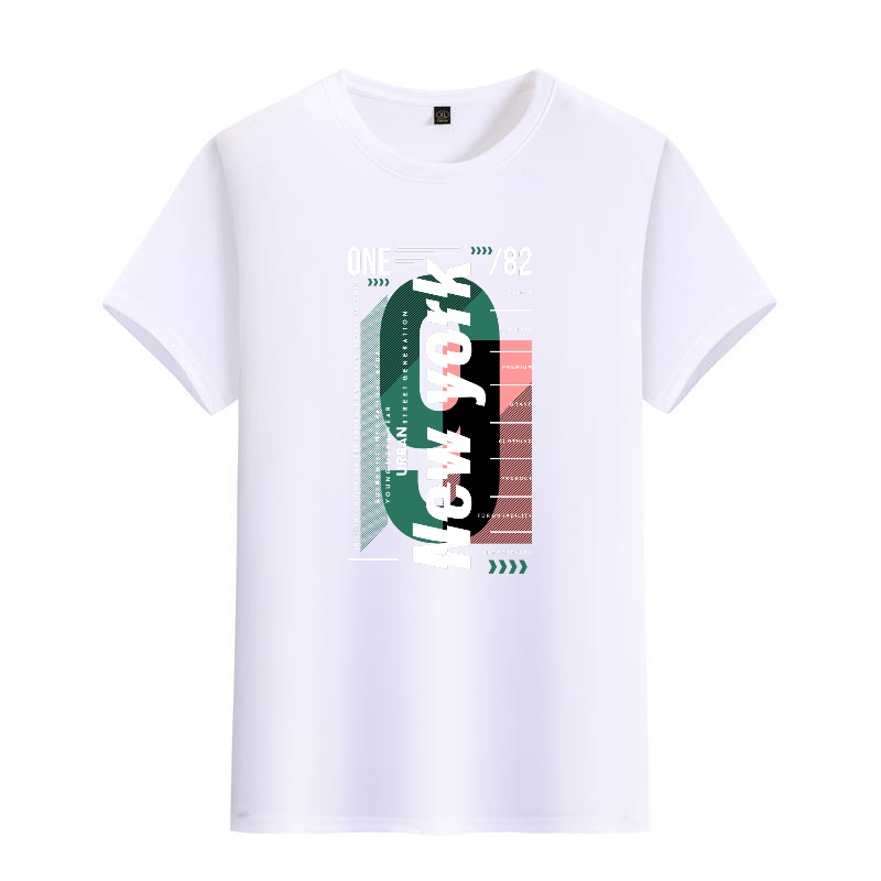Men's Black Round-Neck Short-S - Street Fashion New York のレビューと価格