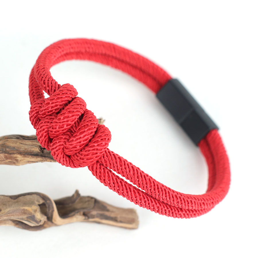 Stylish Men Rope Bracelet High - Street Fashion Milan のレビューと価格