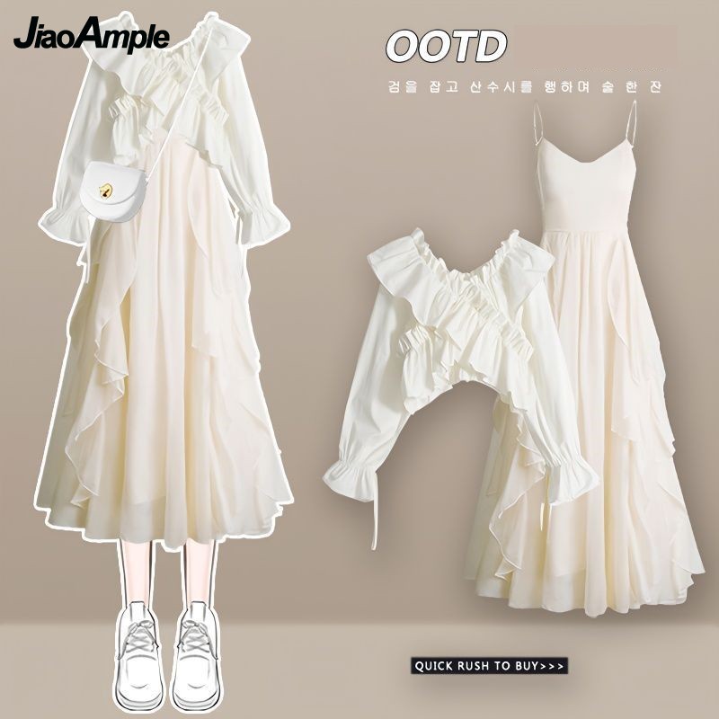 Women's Dress Set 2026 Spring  - Street Fashion Korean のレビューと価格