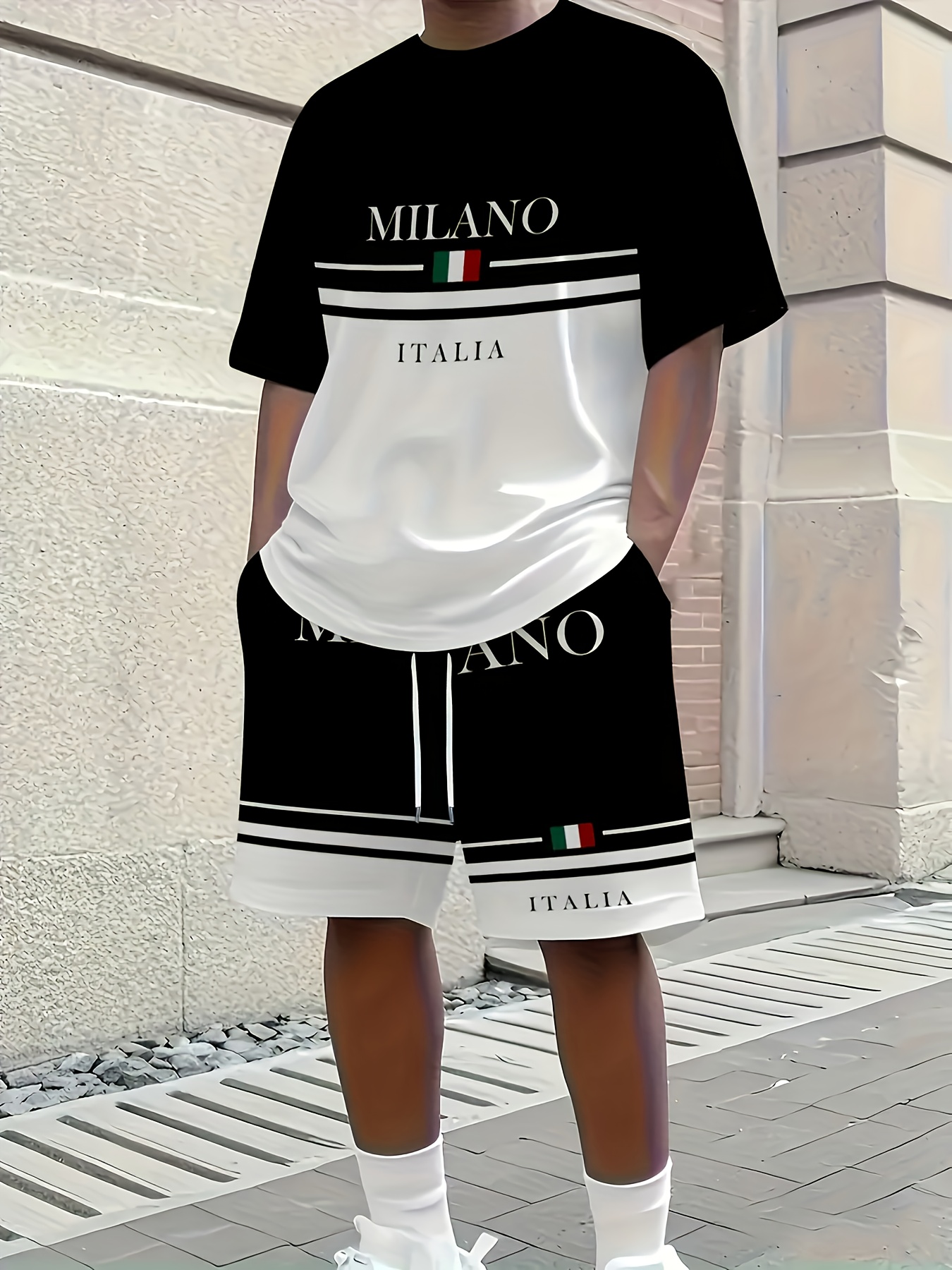 2026 Summer New Men's Short-Sl - Street Fashion Styles のレビューと価格
