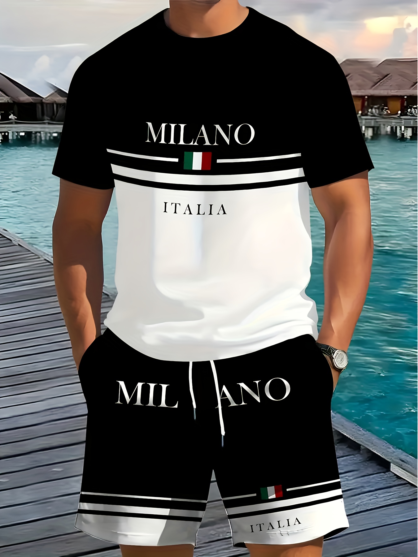 2026 Summer New Men's Short-Sl - Street Fashion Styles のレビューと価格