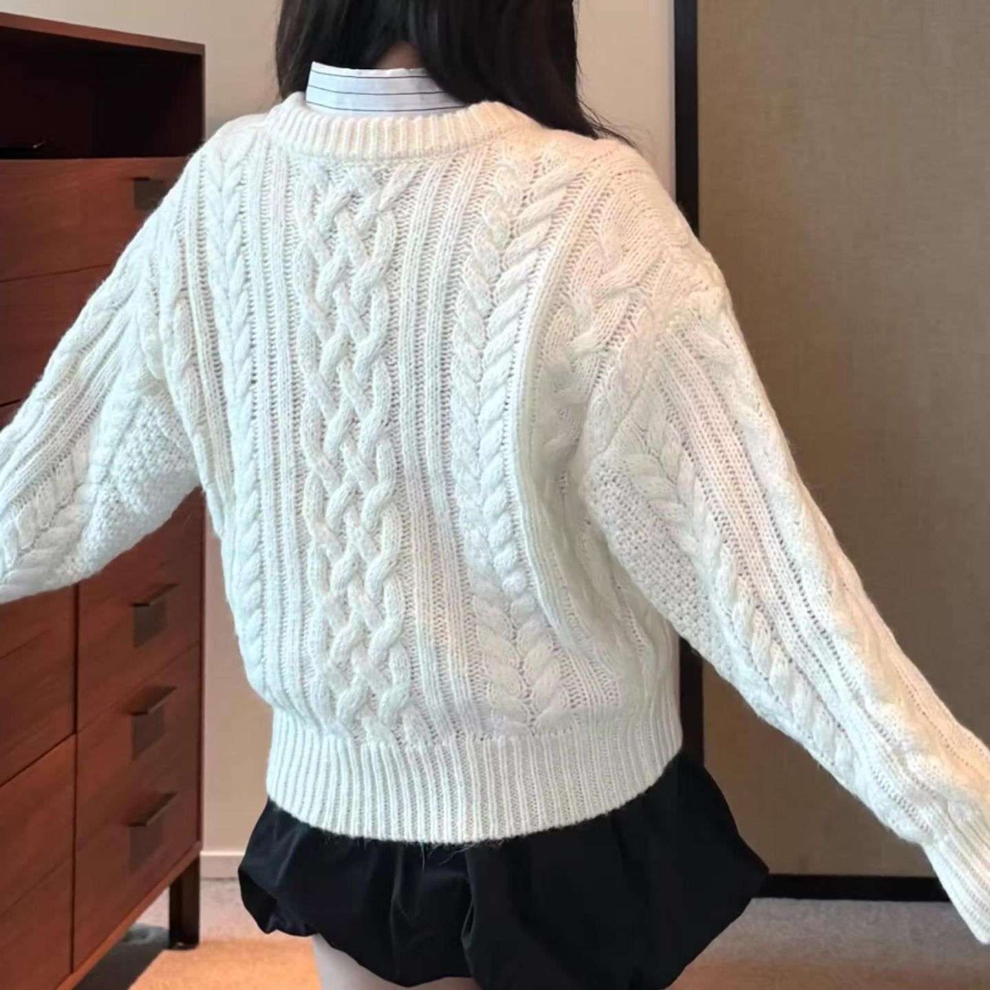 Thebarnnet Korea Fleece-Lined  - Oversized Crewneck Fleece のレビューと価格