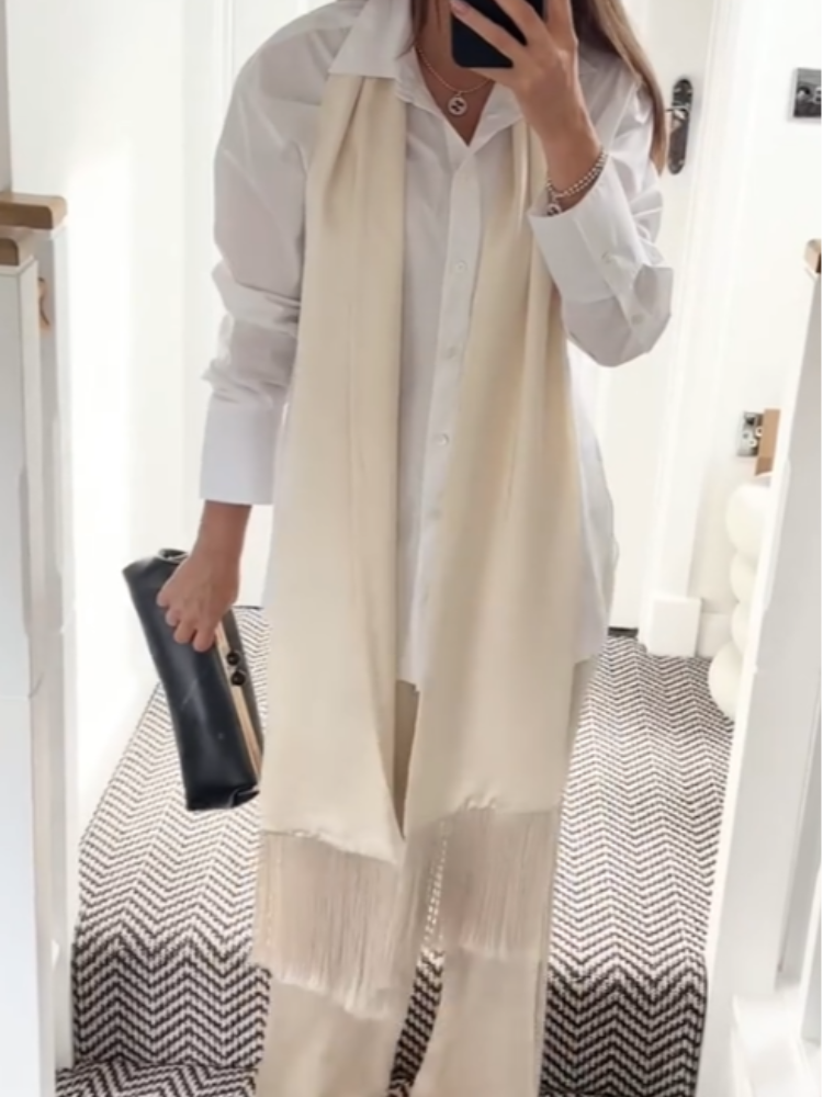 Solid Women Scarf 2026 New Sat - Street Fashion News のレビューと価格