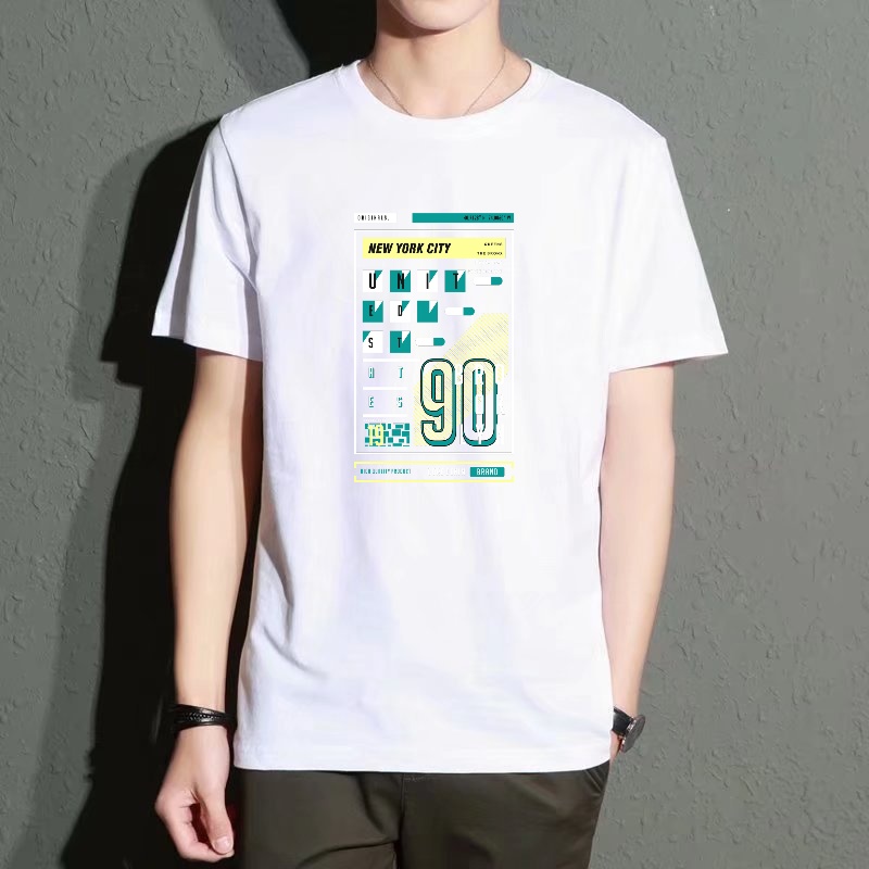 Men's Black Round-Neck Short-S - Street Fashion New York のレビューと価格