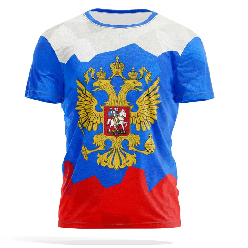 Russian National Emblem Print  - Street Fashion Russia のレビューと価格