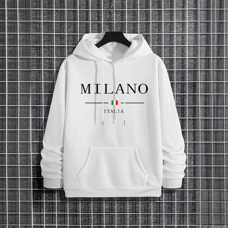 Italy Milan Fashion Men's Hood - Street Fashion Milan のレビューと価格