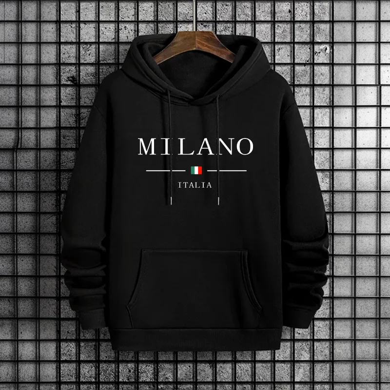 Italy Milan Fashion Men's Hood - Street Fashion Milan のレビューと価格