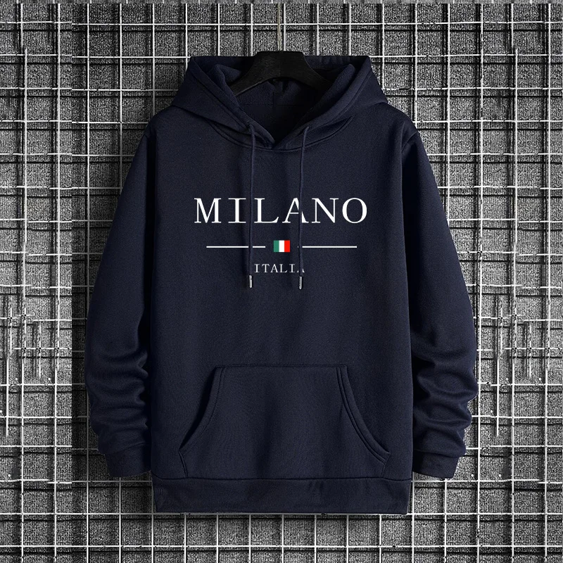 Italy Milan Fashion Men's Hood - Street Fashion Milan のレビューと価格