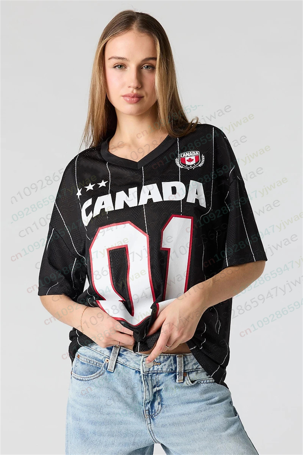 Canada City Mesh Soccer Jersey - Street Fashion Canada のレビューと価格