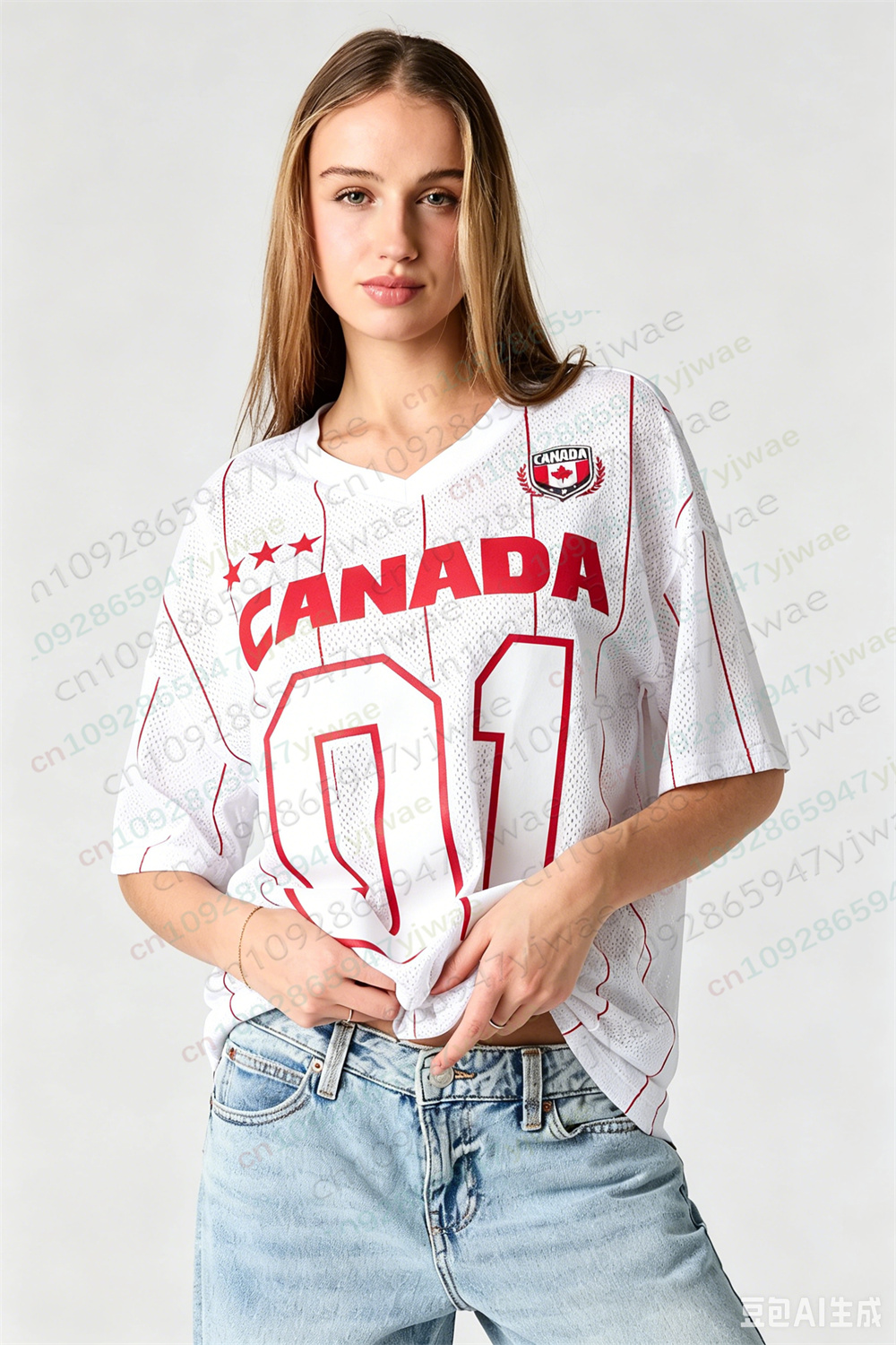 Canada City Mesh Soccer Jersey - Street Fashion Canada のレビューと価格