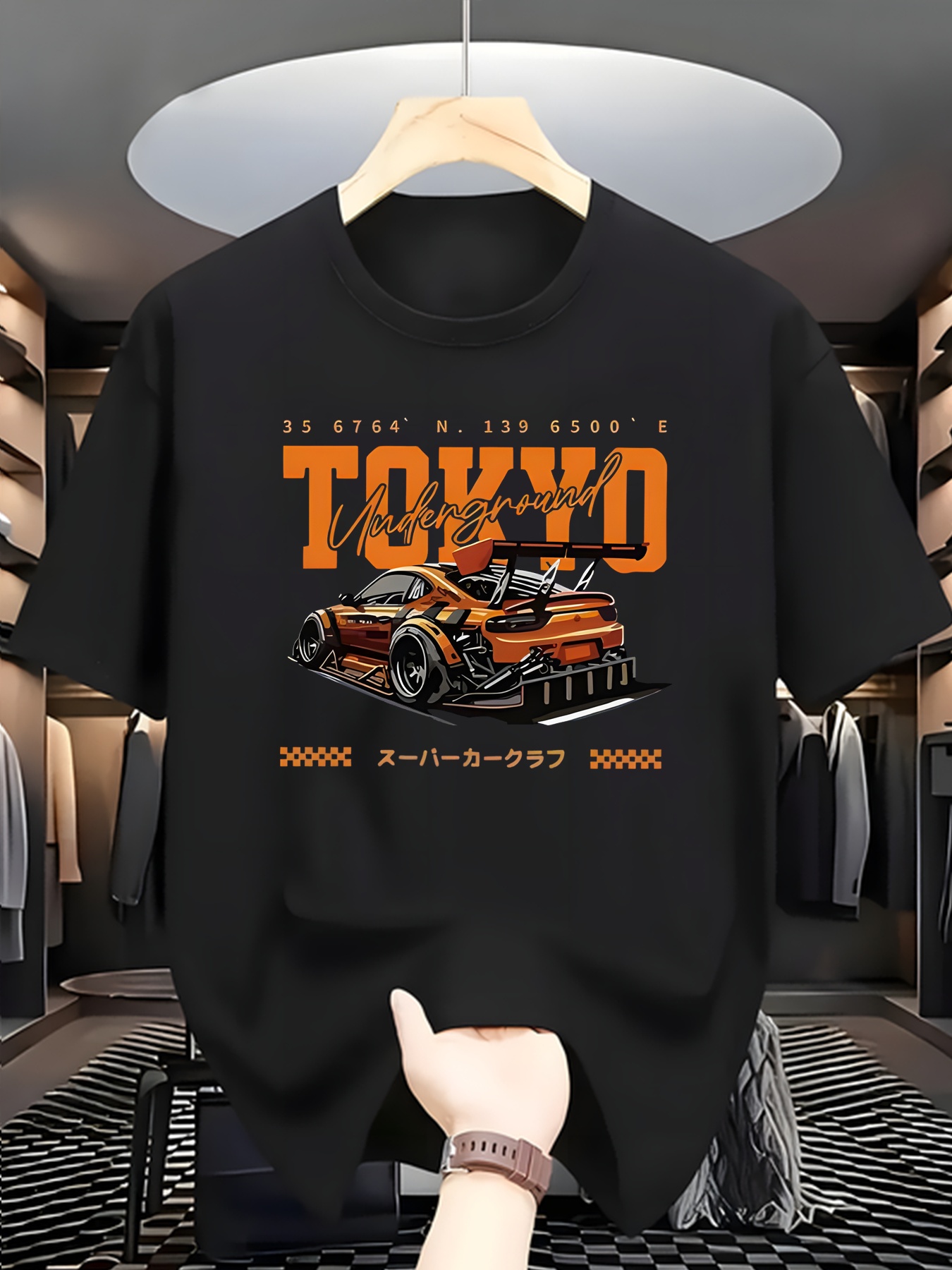 Men's Tokyo JDM Sports Car Gra - Street Fashion Tokyo のレビューと価格
