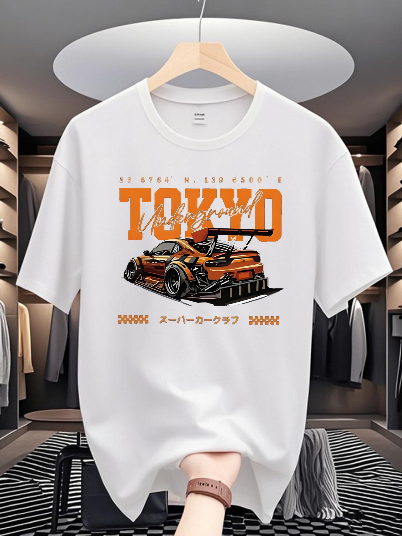 Men's Tokyo JDM Sports Car Gra - Street Fashion Tokyo のレビューと価格