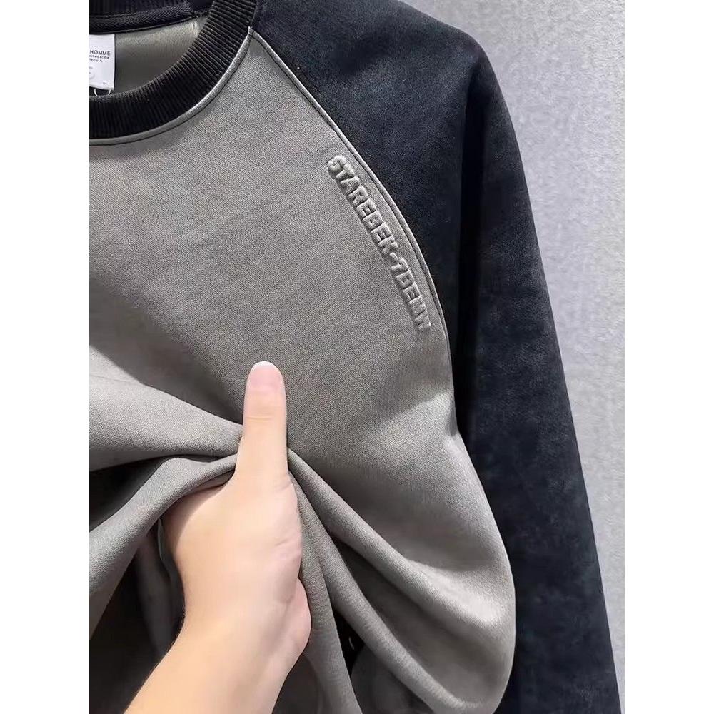Men's Oversize Fleece Lined Lo - Oversized Crewneck Fleece のレビューと価格
